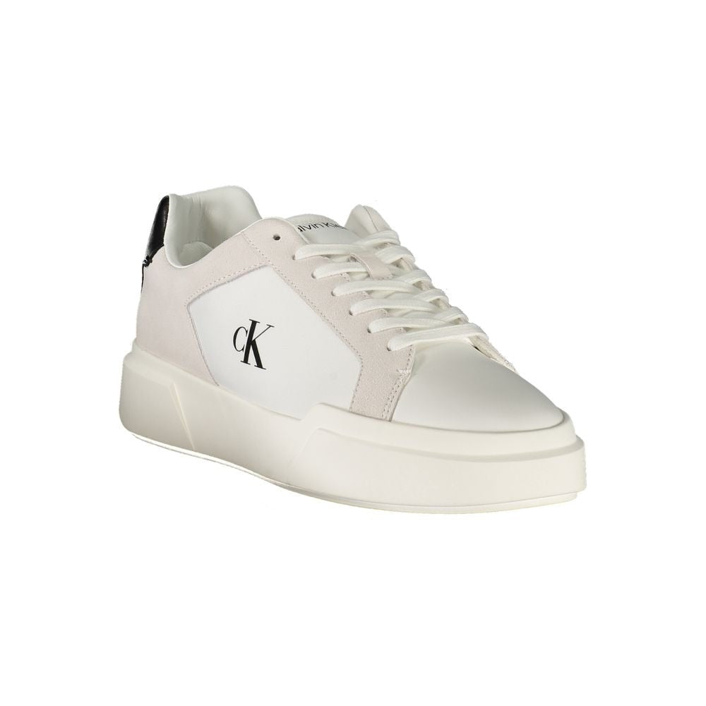 Calvin Klein White Leather Men Sneaker - Beyzy Store - Calvin Klein