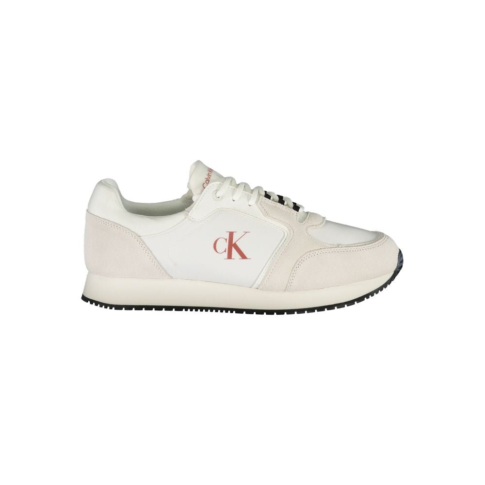 Calvin Klein White Leather Men Sneaker - Beyzy Store - Calvin Klein