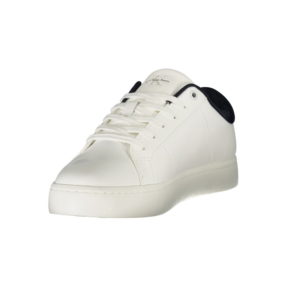 Calvin Klein White Leather Men Sneaker - Beyzy Store - Calvin Klein