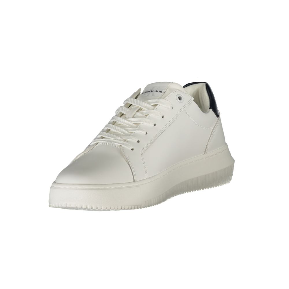 Calvin Klein White Leather Men Sneaker - Beyzy Store - Calvin Klein