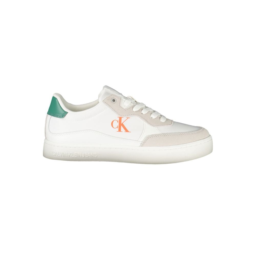 Calvin Klein White Leather Men Sneaker - Beyzy Store - Calvin Klein