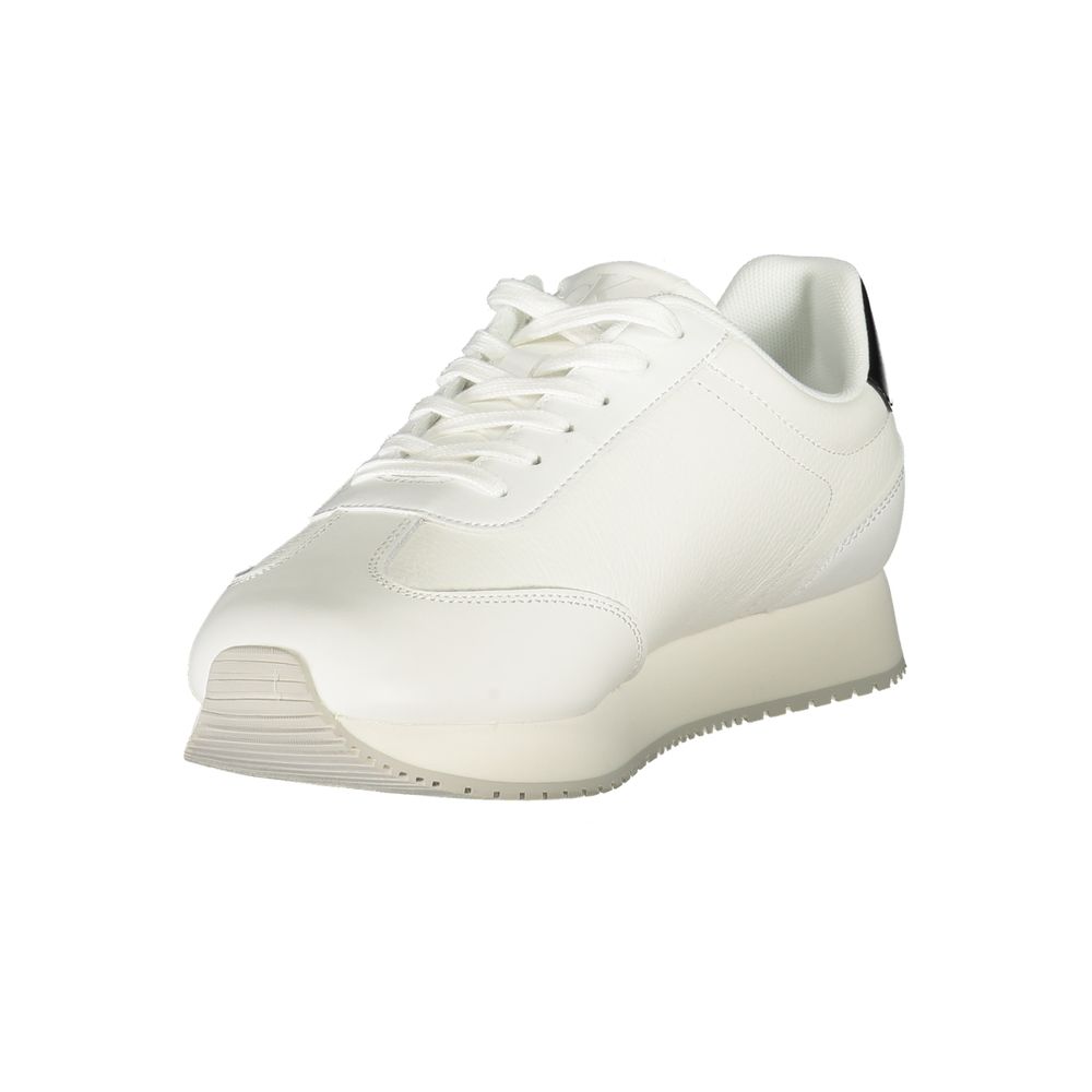 Calvin Klein White Leather Men Sneaker - Beyzy Store - Calvin Klein