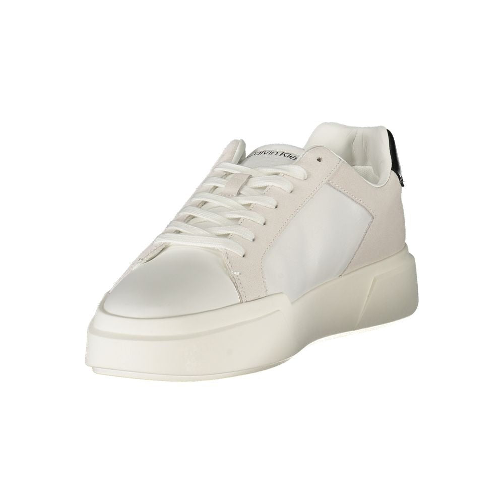 Calvin Klein White Leather Men Sneaker - Beyzy Store - Calvin Klein