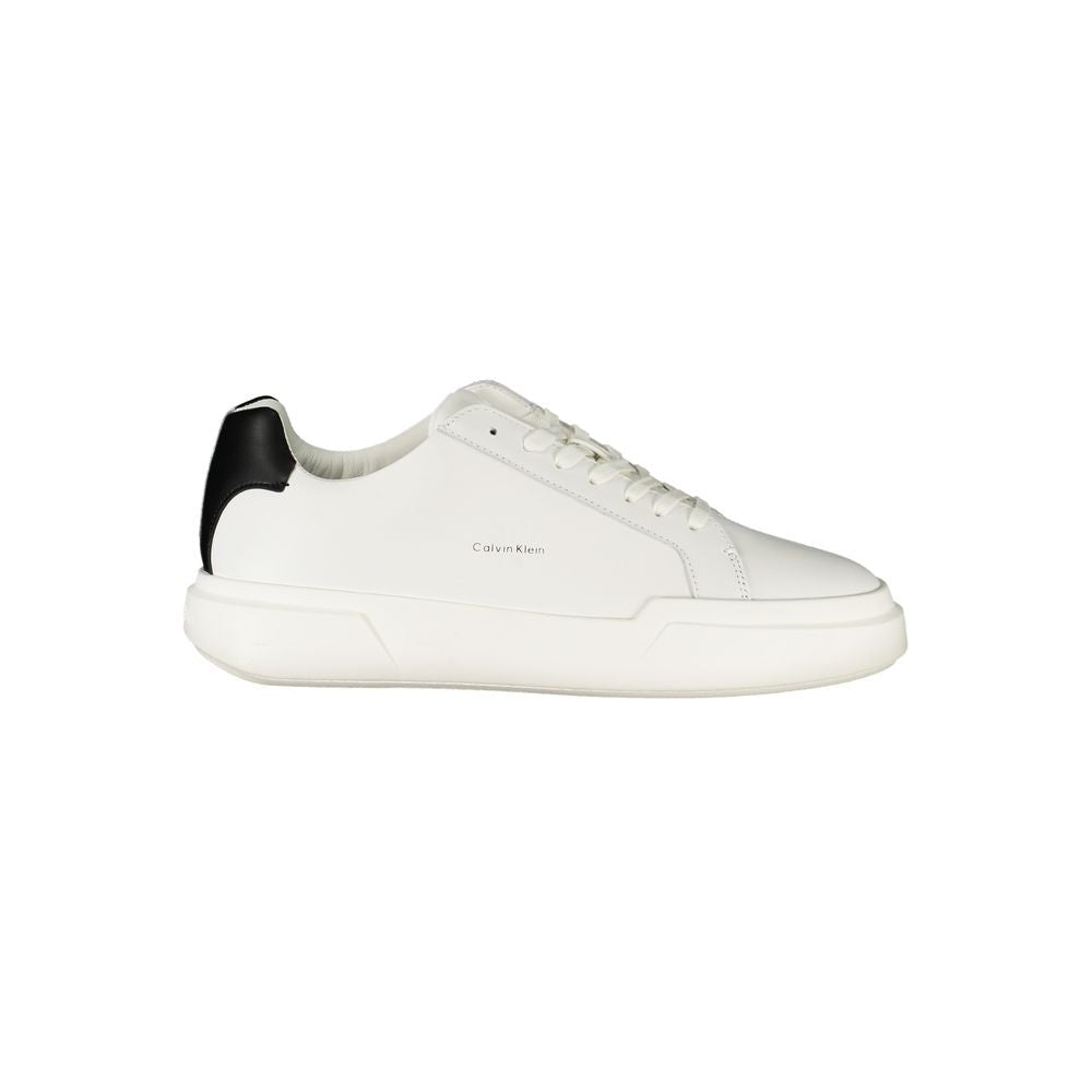 Calvin Klein White Leather Men Sneaker - Beyzy Store - Calvin Klein