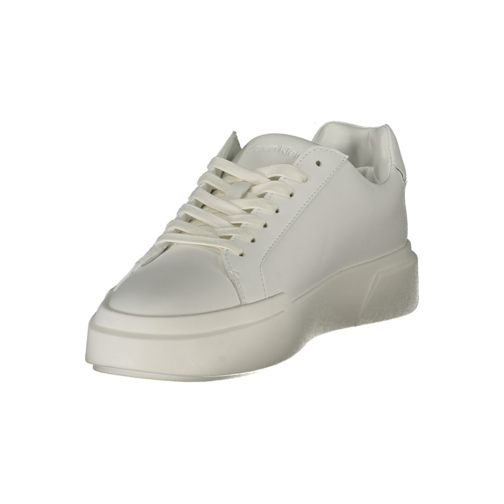 Calvin Klein White Leather Women Sneaker - Beyzy Store - Calvin Klein