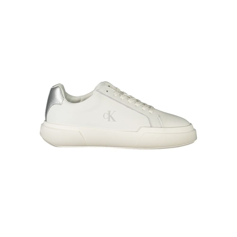 Calvin Klein White Leather Women Sneaker - Beyzy Store - Calvin Klein