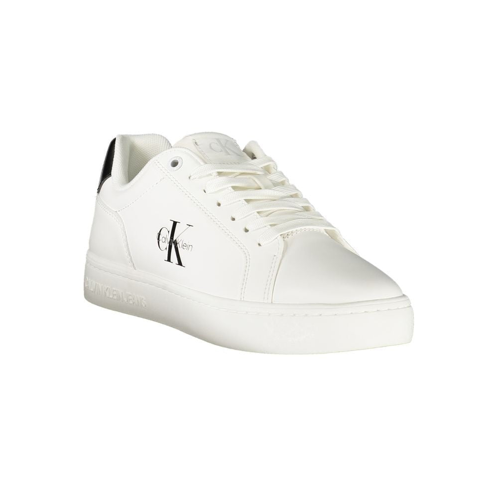 Calvin Klein White Leather Women Sneaker - Beyzy Store - Calvin Klein