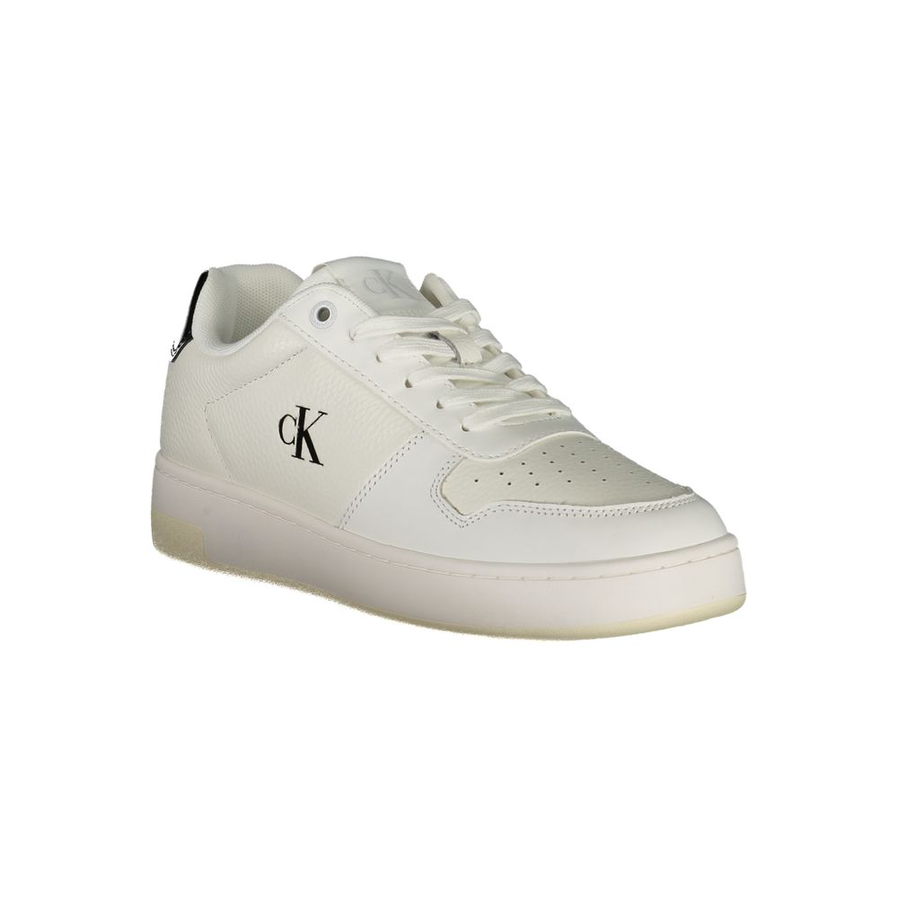 Calvin Klein White Leather Women Sneaker - Beyzy Store - Calvin Klein