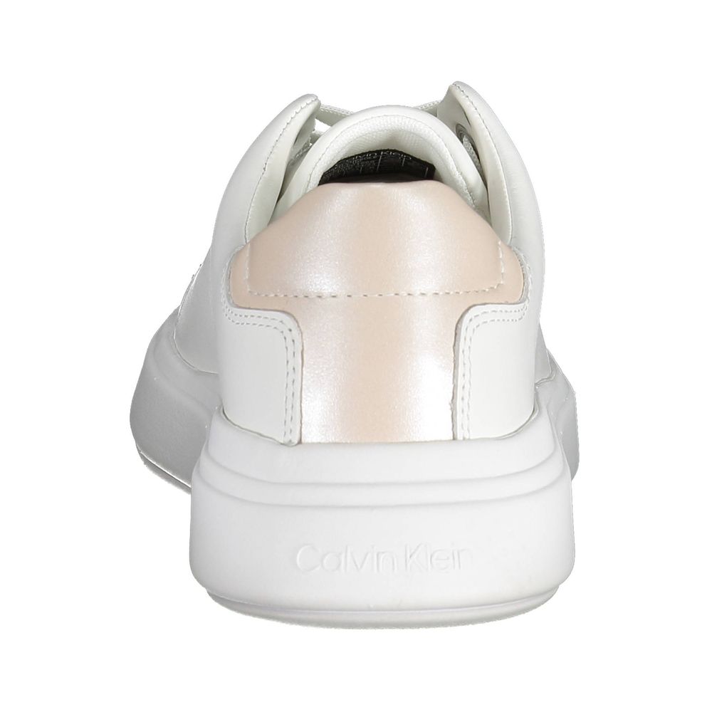 Calvin Klein White Leather Women Sneaker - Beyzy Store - Calvin Klein