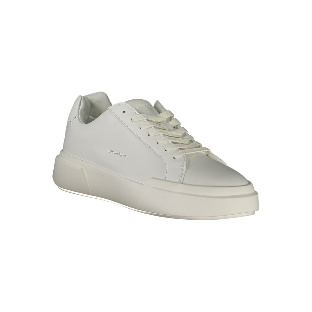 Calvin Klein White Leather Women Sneaker - Beyzy Store - Calvin Klein