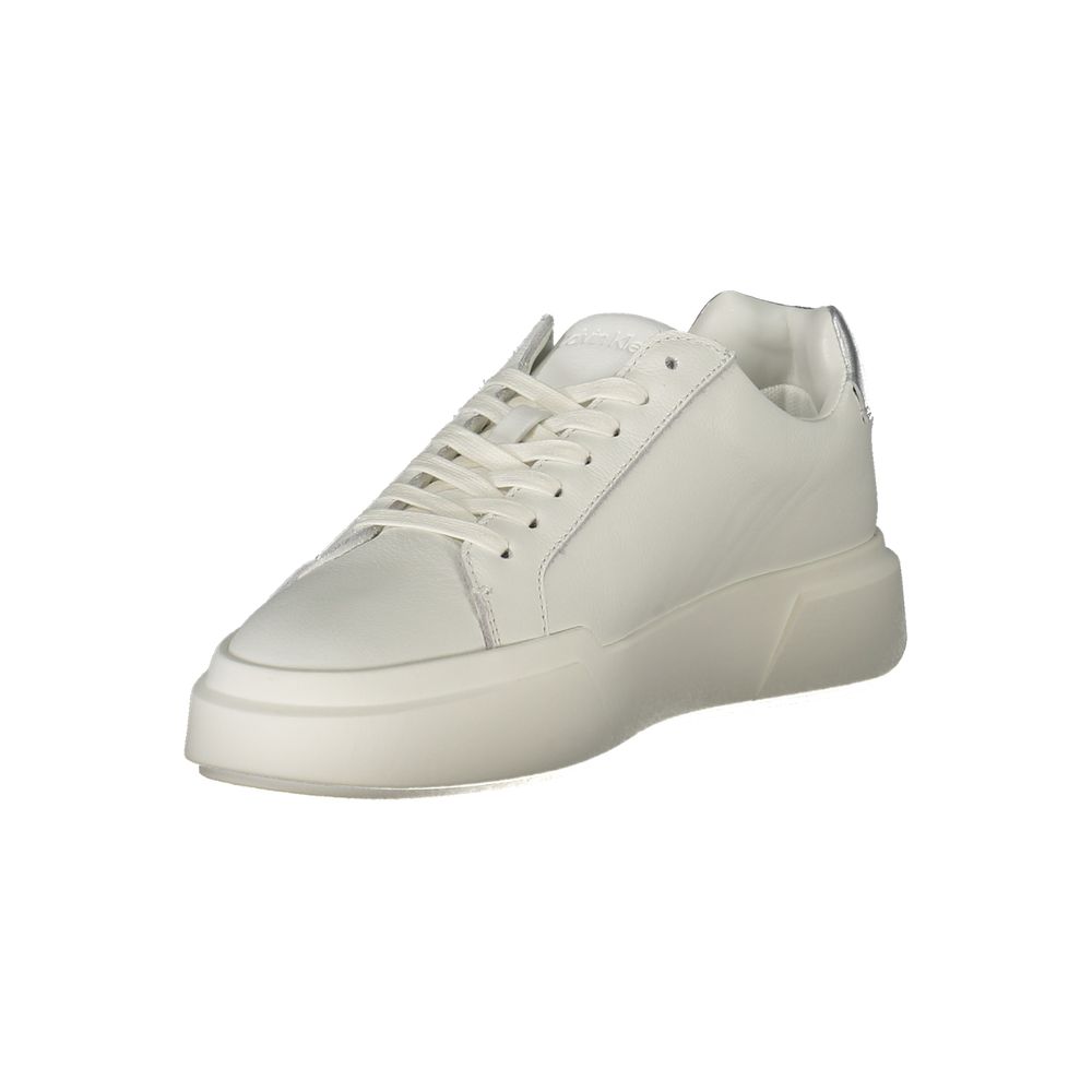 Calvin Klein White Leather Women Sneaker - Beyzy Store - Calvin Klein