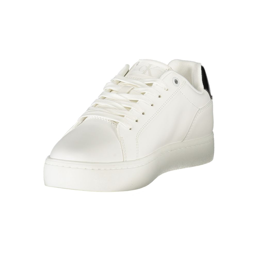 Calvin Klein White Leather Women Sneaker - Beyzy Store - Calvin Klein