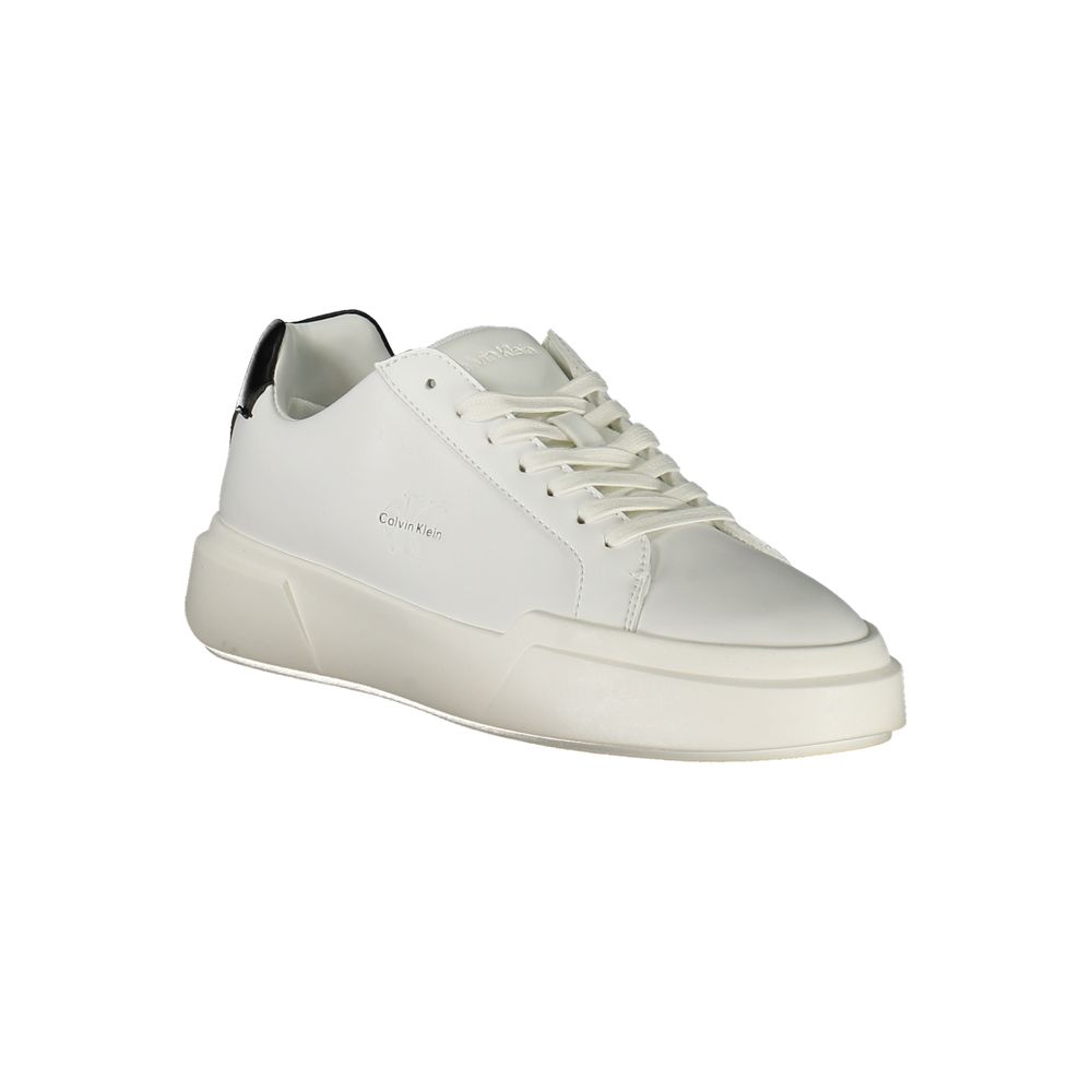 Calvin Klein White Leather Women Sneaker - Beyzy Store - Calvin Klein