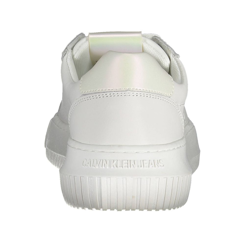 Calvin Klein White Leather Women Sneaker - Beyzy Store - Calvin Klein