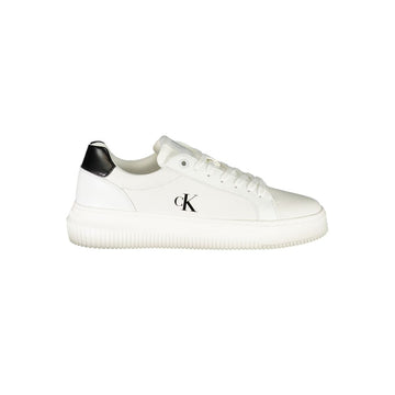 Calvin Klein White Leather Women Sneaker - Beyzy Store - Calvin Klein