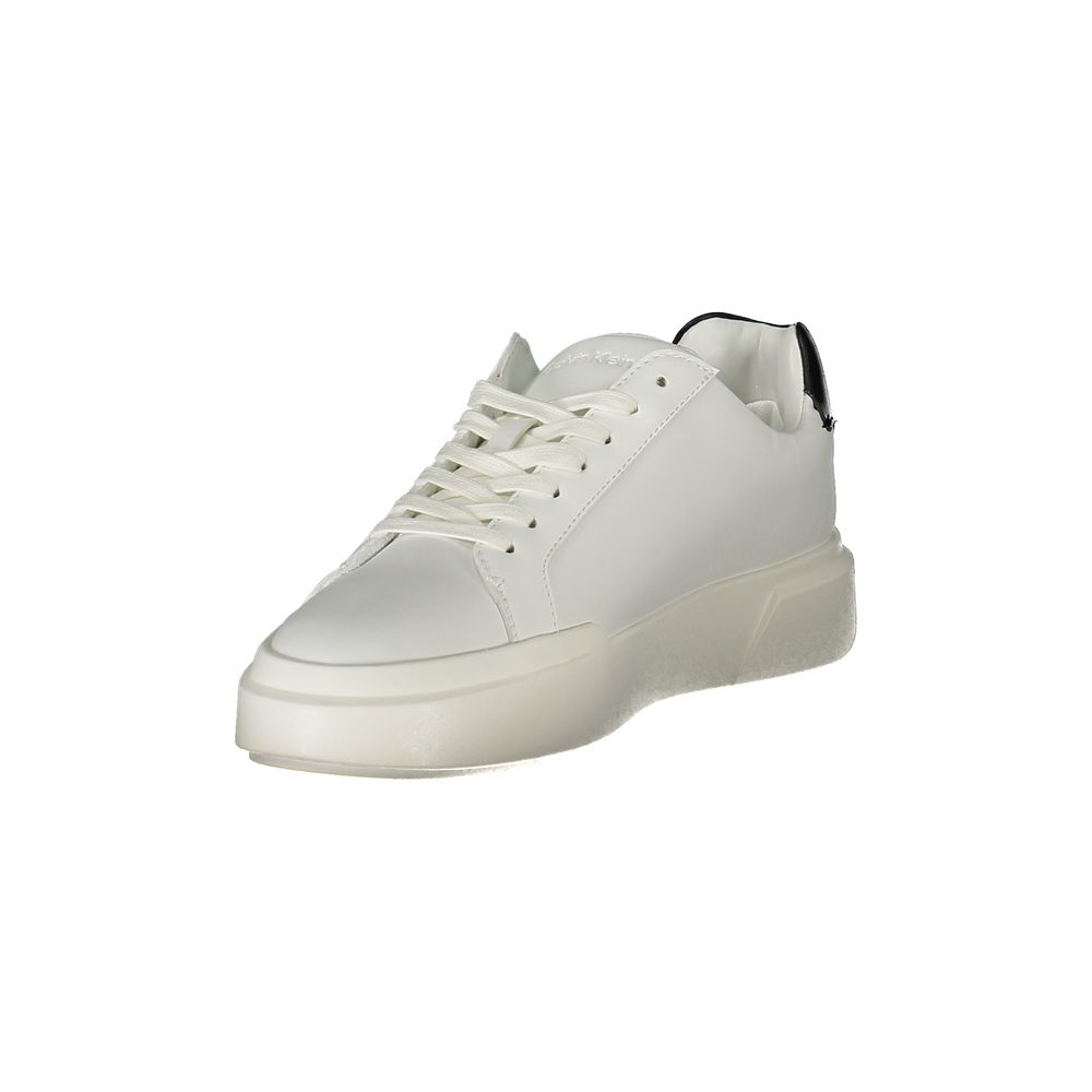 Calvin Klein White Leather Women Sneaker - Beyzy Store - Calvin Klein