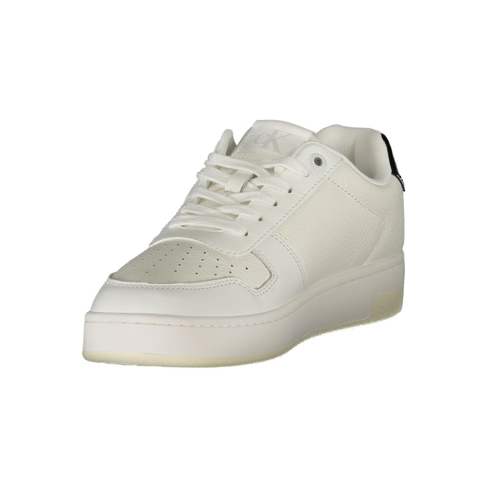 Calvin Klein White Leather Women Sneaker - Beyzy Store - Calvin Klein