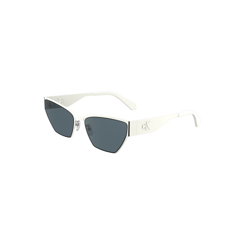 Calvin Klein White Metal Women Sunglass - Beyzy Store - Calvin Klein