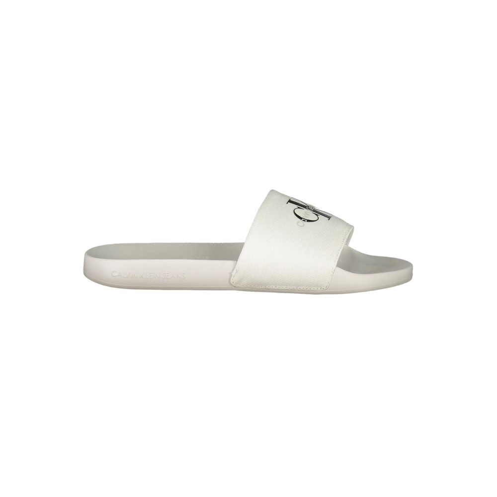 Calvin Klein White Polyester Men Sandal - Beyzy Store - Calvin Klein