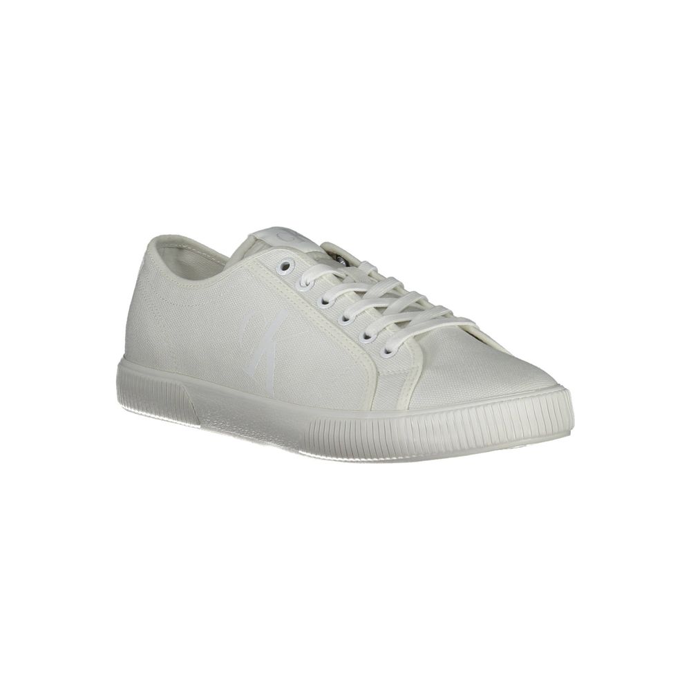 Calvin Klein White Polyester Men Sneaker - Beyzy Store - Calvin Klein