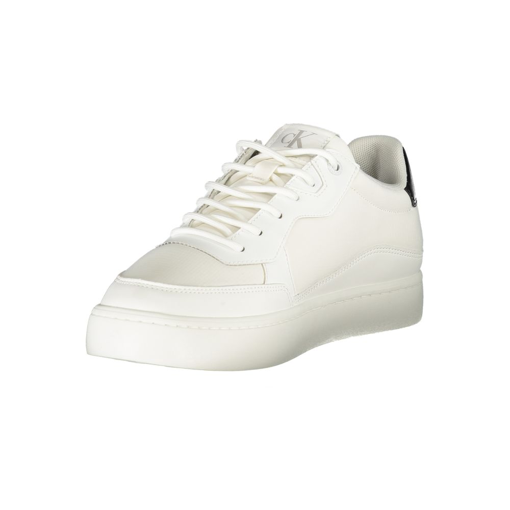 Calvin Klein White Polyester Men Sneaker - Beyzy Store - Calvin Klein