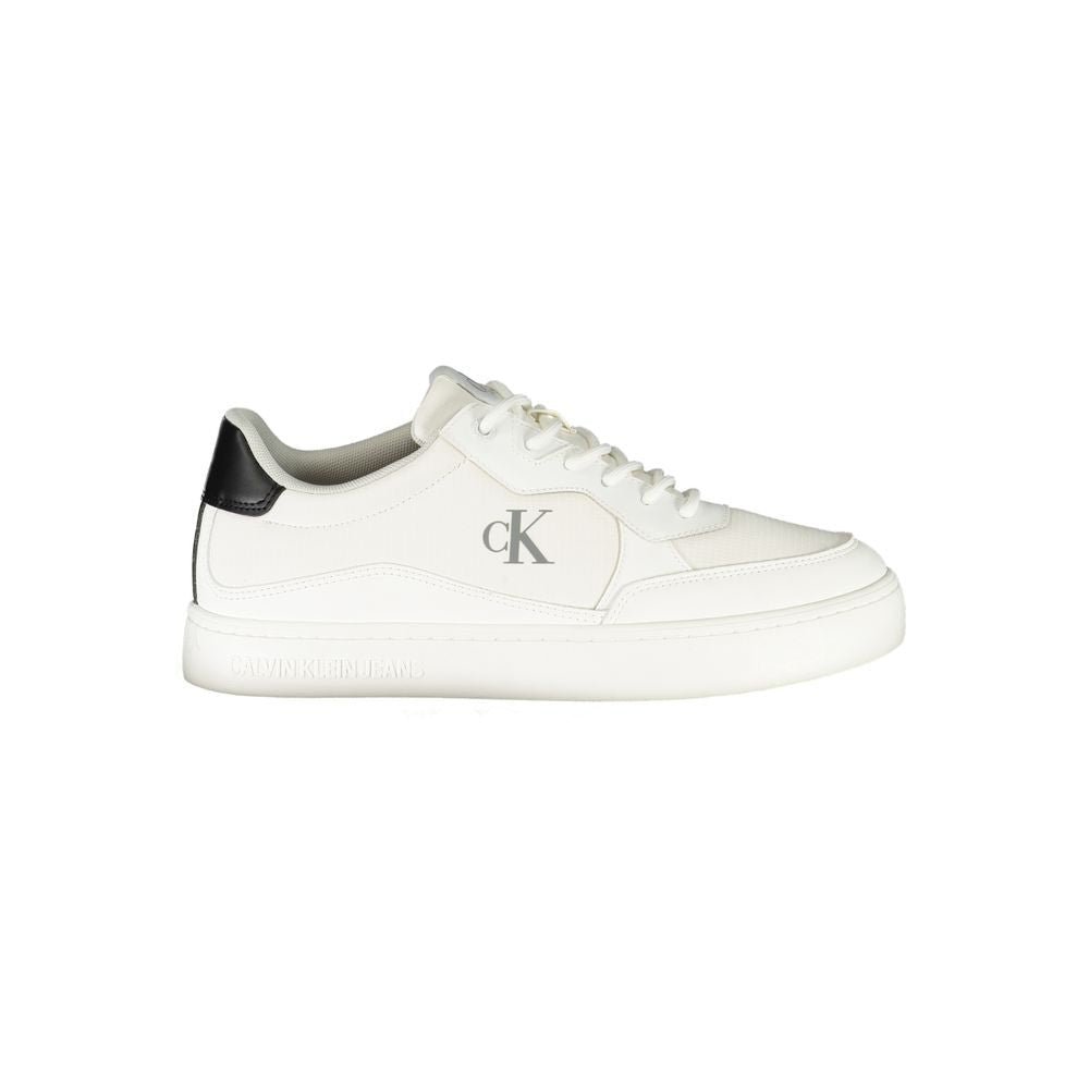 Calvin Klein White Polyester Men Sneaker - Beyzy Store - Calvin Klein