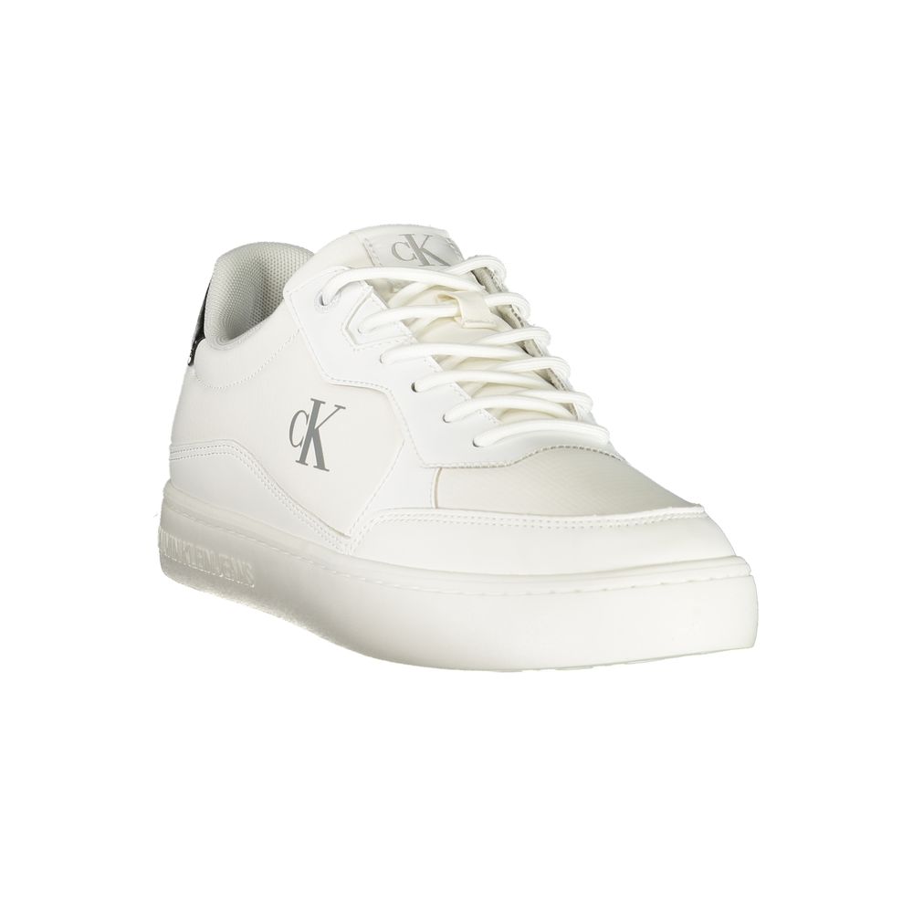 Calvin Klein White Polyester Men Sneaker - Beyzy Store - Calvin Klein