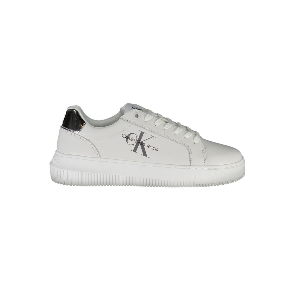 Calvin Klein White Polyester Sneaker - Beyzy Store - Calvin Klein