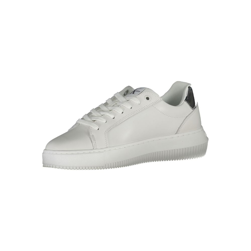 Calvin Klein White Polyester Sneaker - Beyzy Store - Calvin Klein