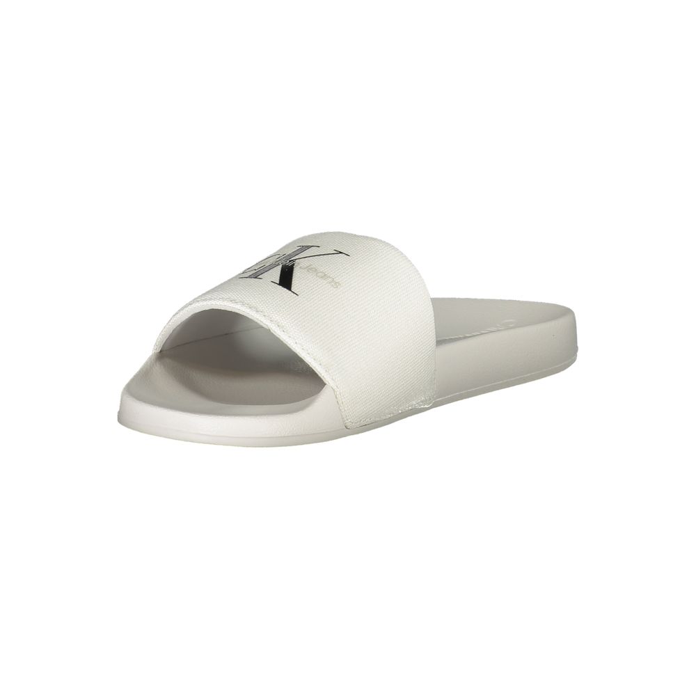 Calvin Klein White Polyester Women Sandal - Beyzy Store - Calvin Klein
