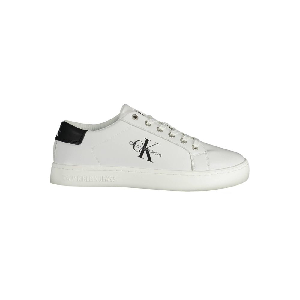 Calvin Klein White Recycled Polyester Men Sneaker - Beyzy Store - Calvin Klein