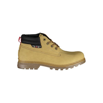 Carrera Beige Lace - Up Boots with Contrast Details - Beyzy Store - Carrera