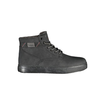 Carrera Chic Black Lace - up Boots with Contrast Details - Beyzy Store - Carrera