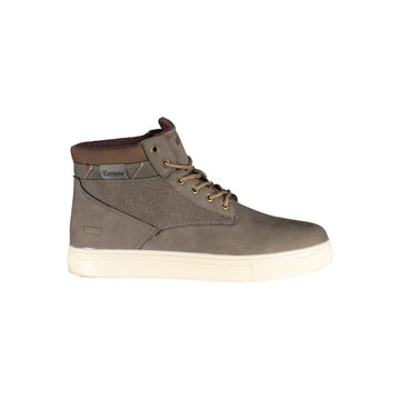 Carrera Chic Brown Lace - up Boots with Contrast Details - Beyzy Store - Carrera