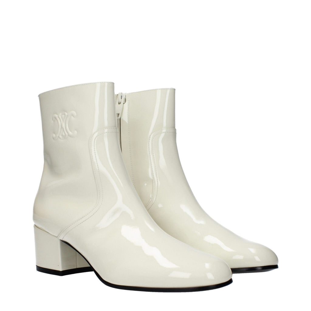 Celine Beige Leather Ankle - Beyzy Store - Celine