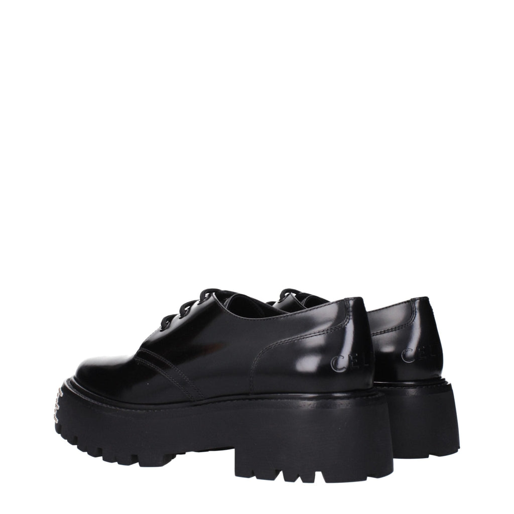 Celine Black Leather Formal Shoes - Beyzy Store - Celine