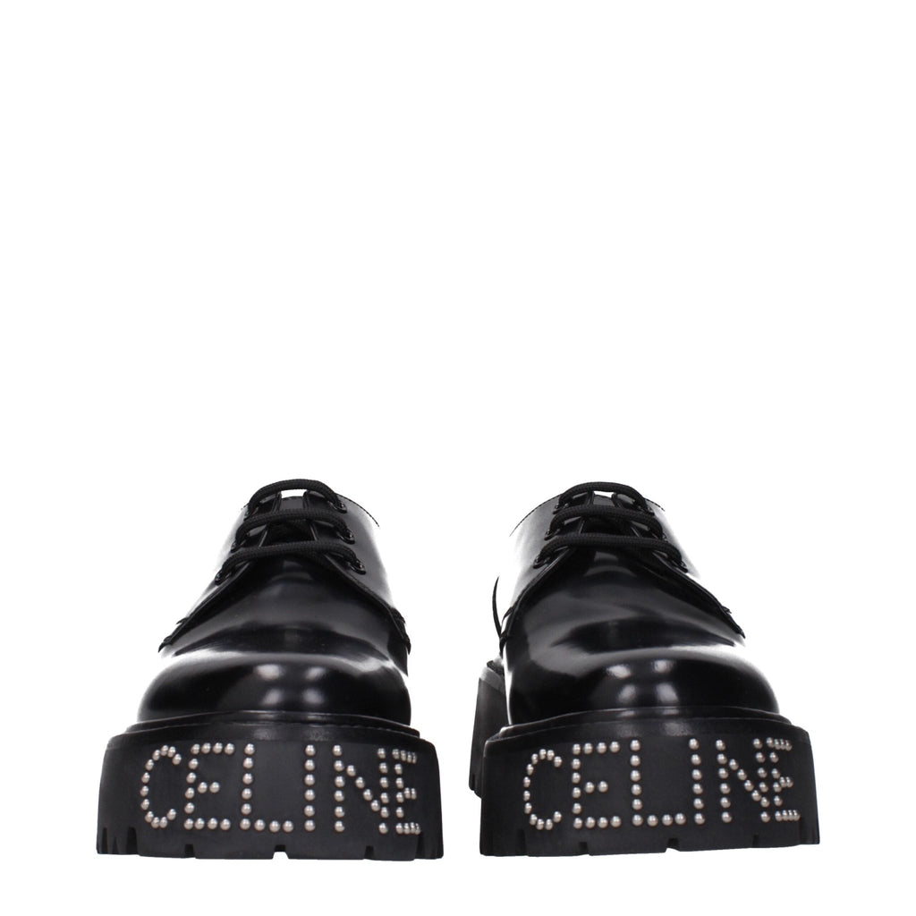 Celine Black Leather Formal Shoes - Beyzy Store - Celine