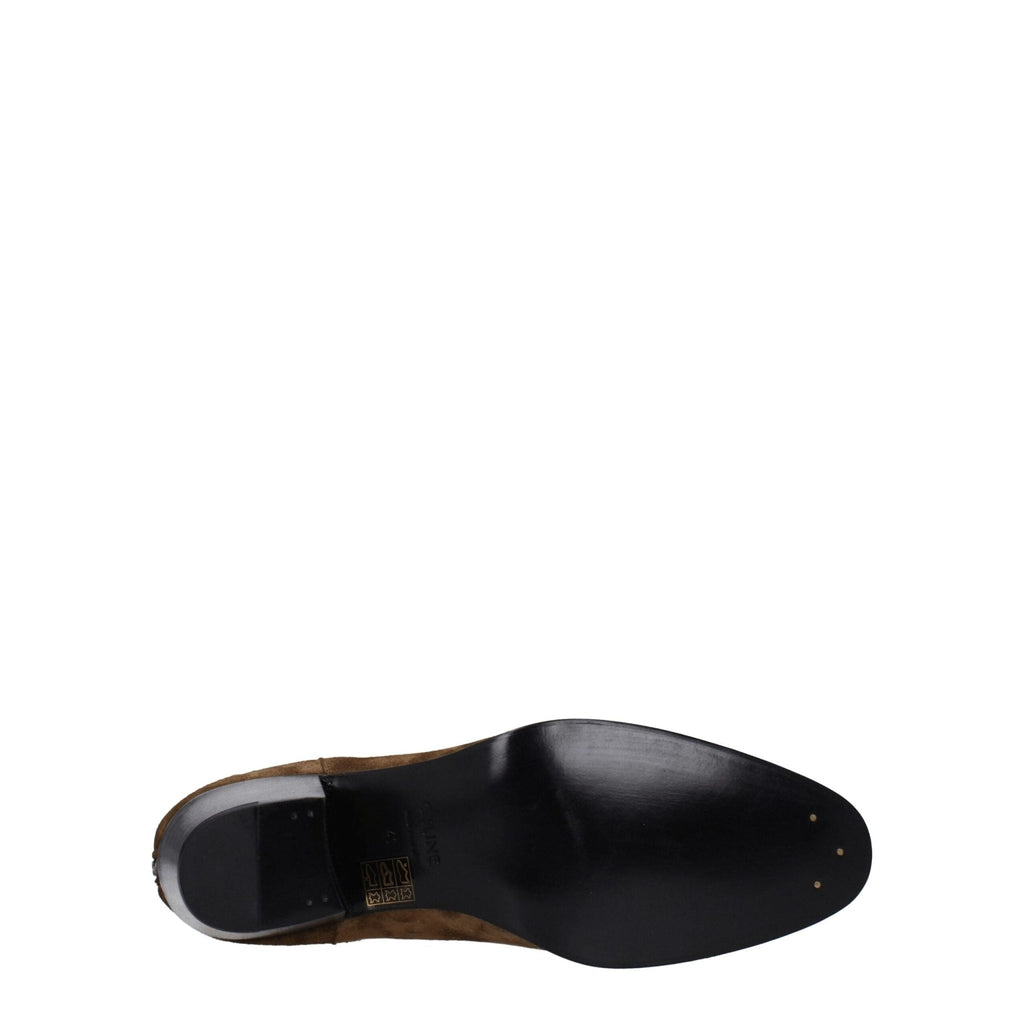 Celine Brown Leather Ankle - Beyzy Store - Celine