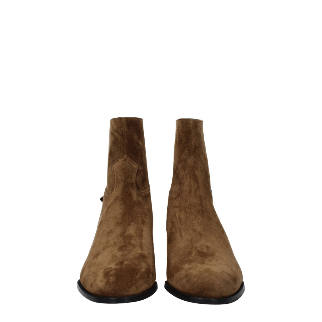 Celine Brown Leather Ankle - Beyzy Store - Celine