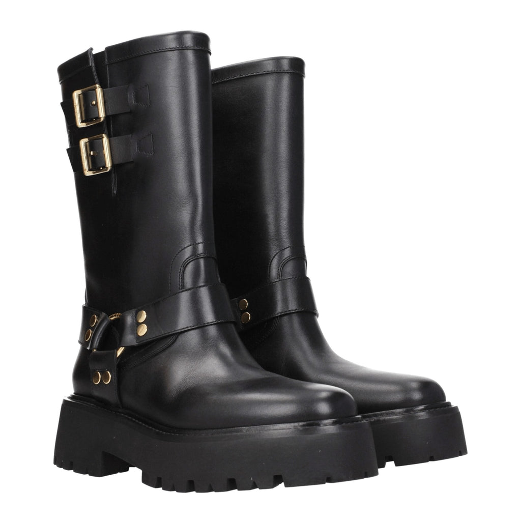 Celine Gold Leather Ankle - Beyzy Store - Celine