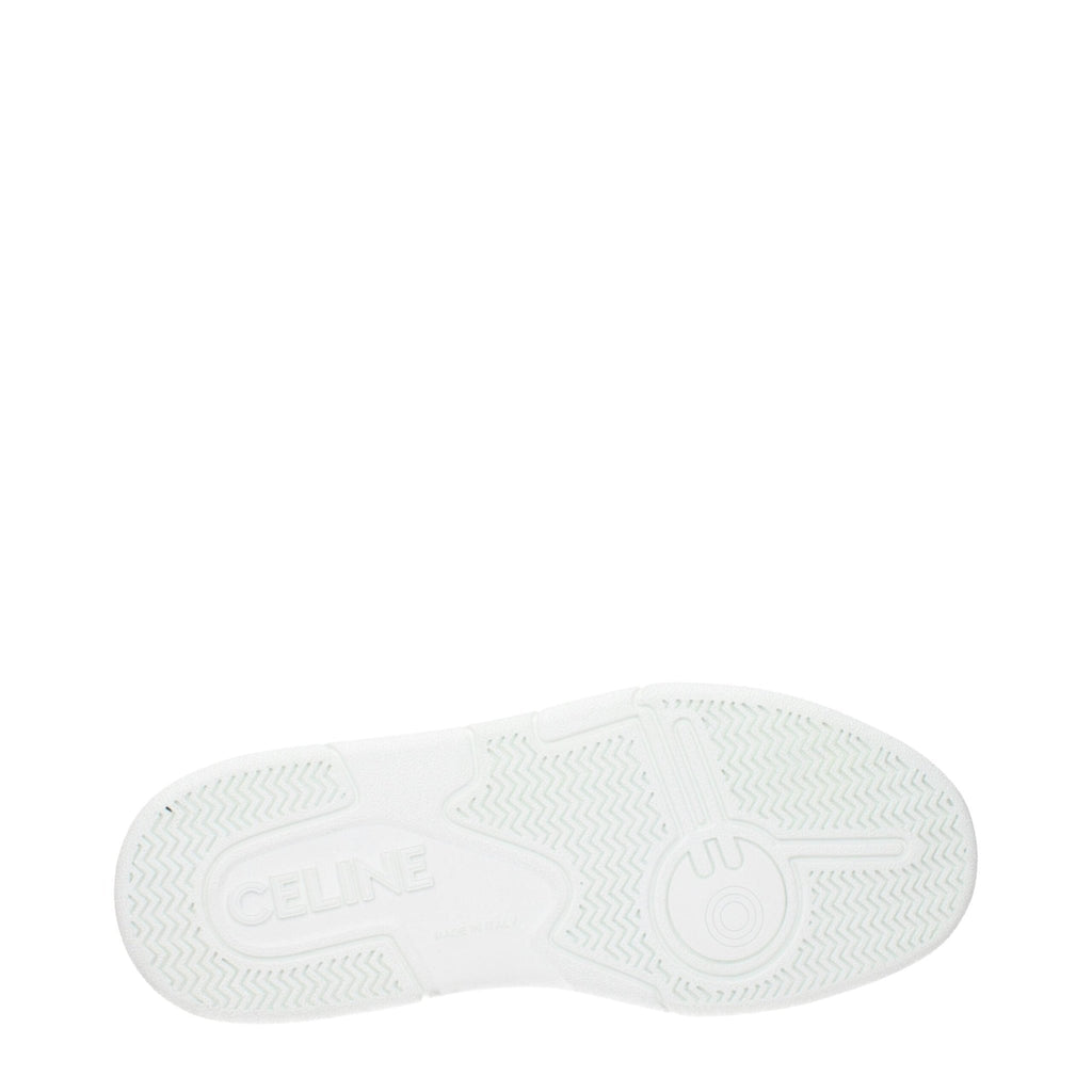 Celine White Leather Sneakers - Beyzy Store - Celine