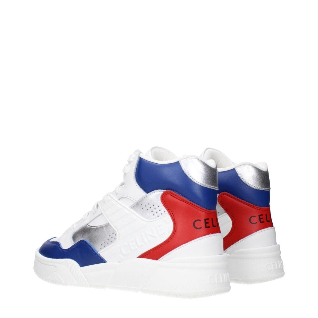 Celine White Leather Sneakers - Beyzy Store - Celine