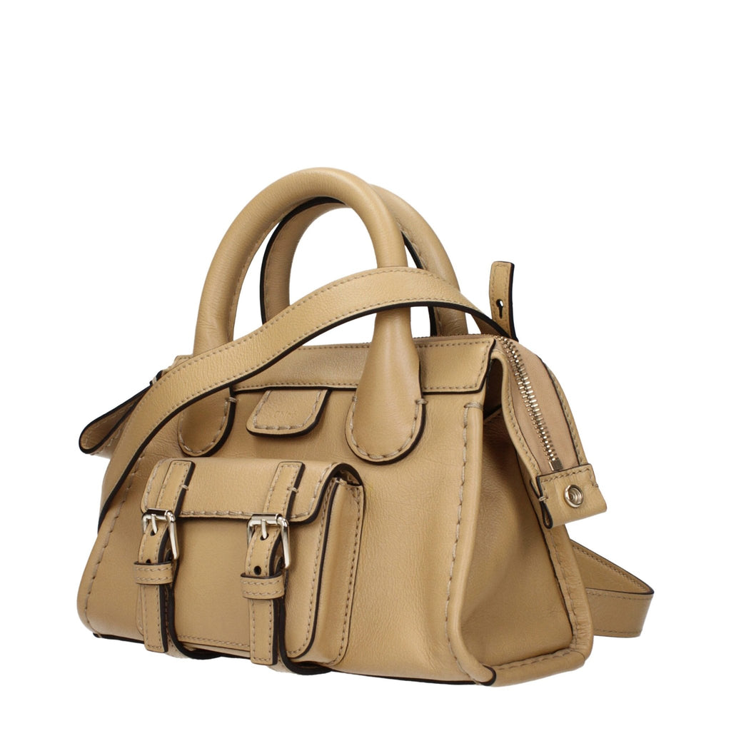 Chloé Beige Leather Handbags - Beyzy Store - Chloé