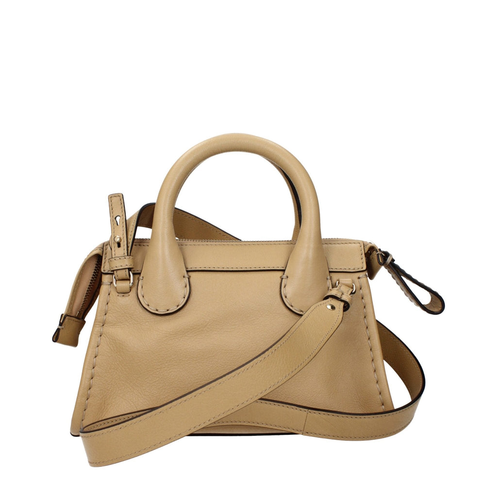 Chloé Beige Leather Handbags - Beyzy Store - Chloé