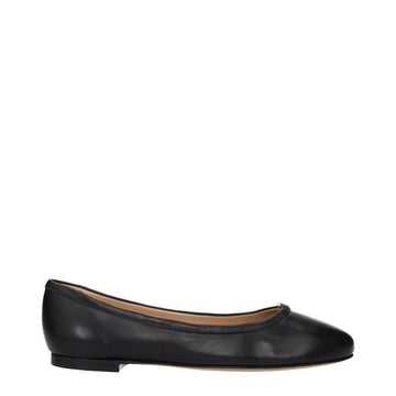 Chloé Black Leather Ballet Flats - Beyzy Store - Chloé