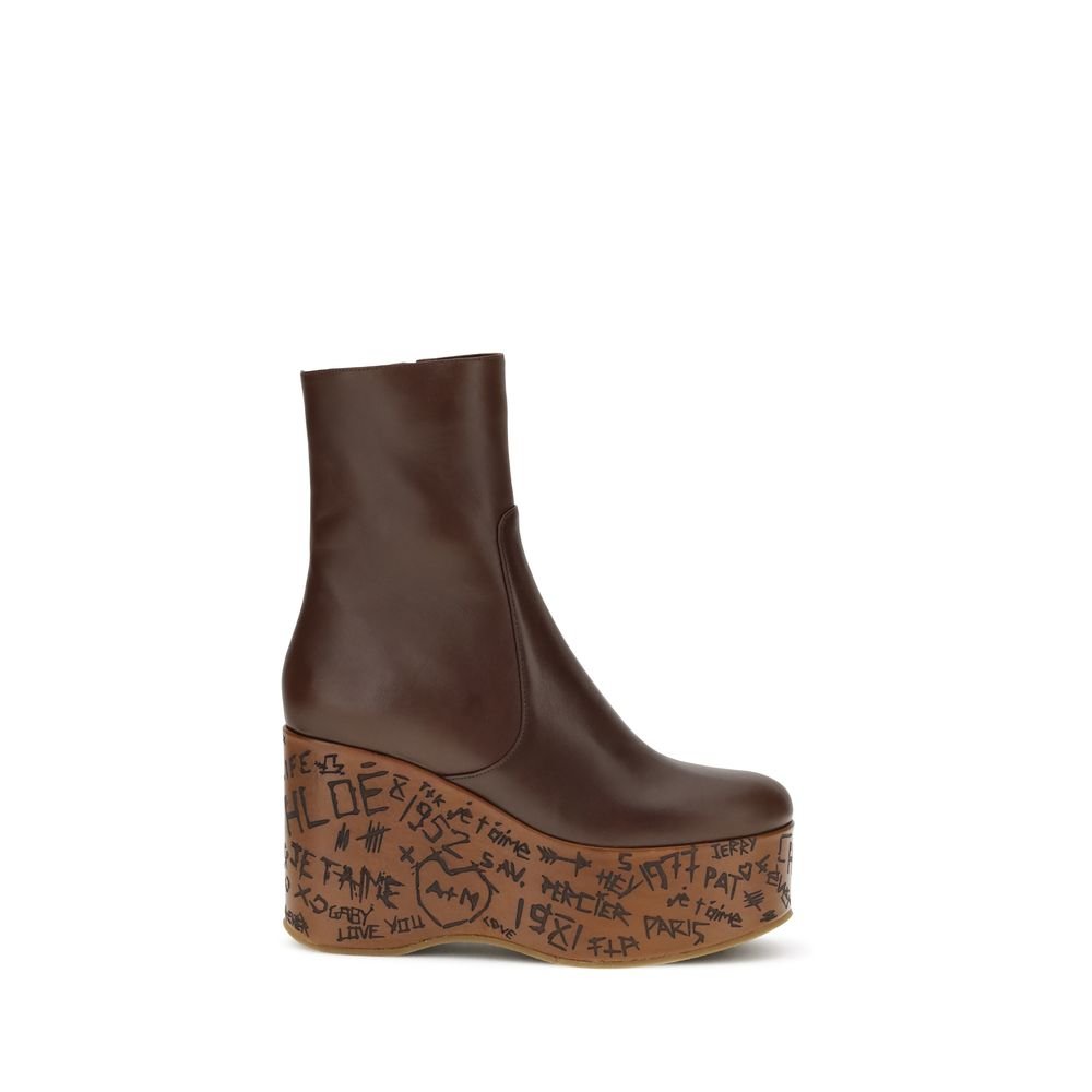Chloé Maxime wedge Ankle Boots - Beyzy Store - Chloé
