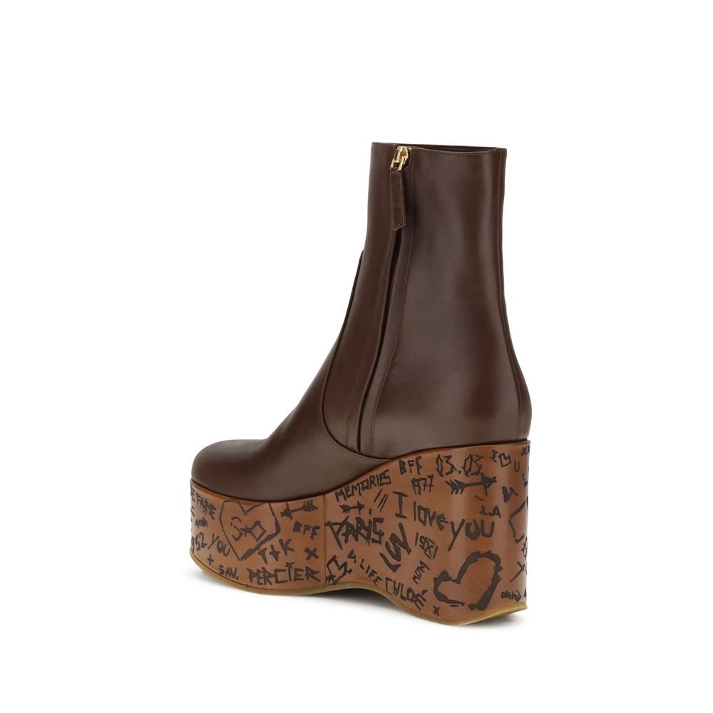 Chloé Maxime wedge Ankle Boots - Beyzy Store - Chloé