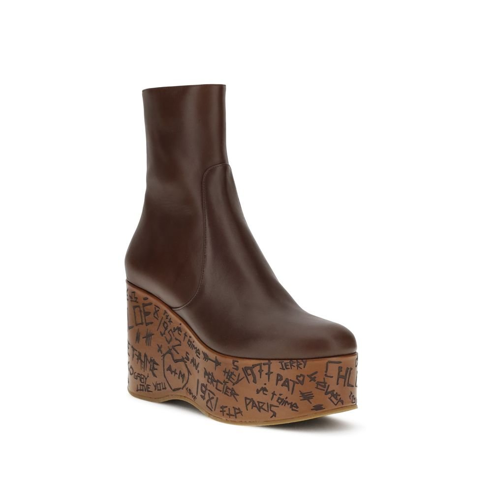Chloé Maxime wedge Ankle Boots - Beyzy Store - Chloé