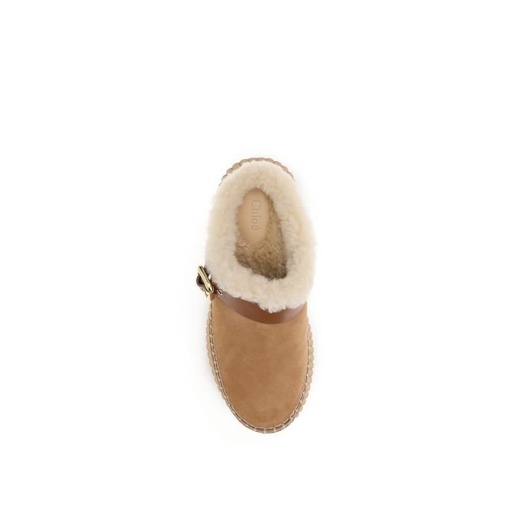 Chloé Nama Wedge Mules - Beyzy Store - Chloé