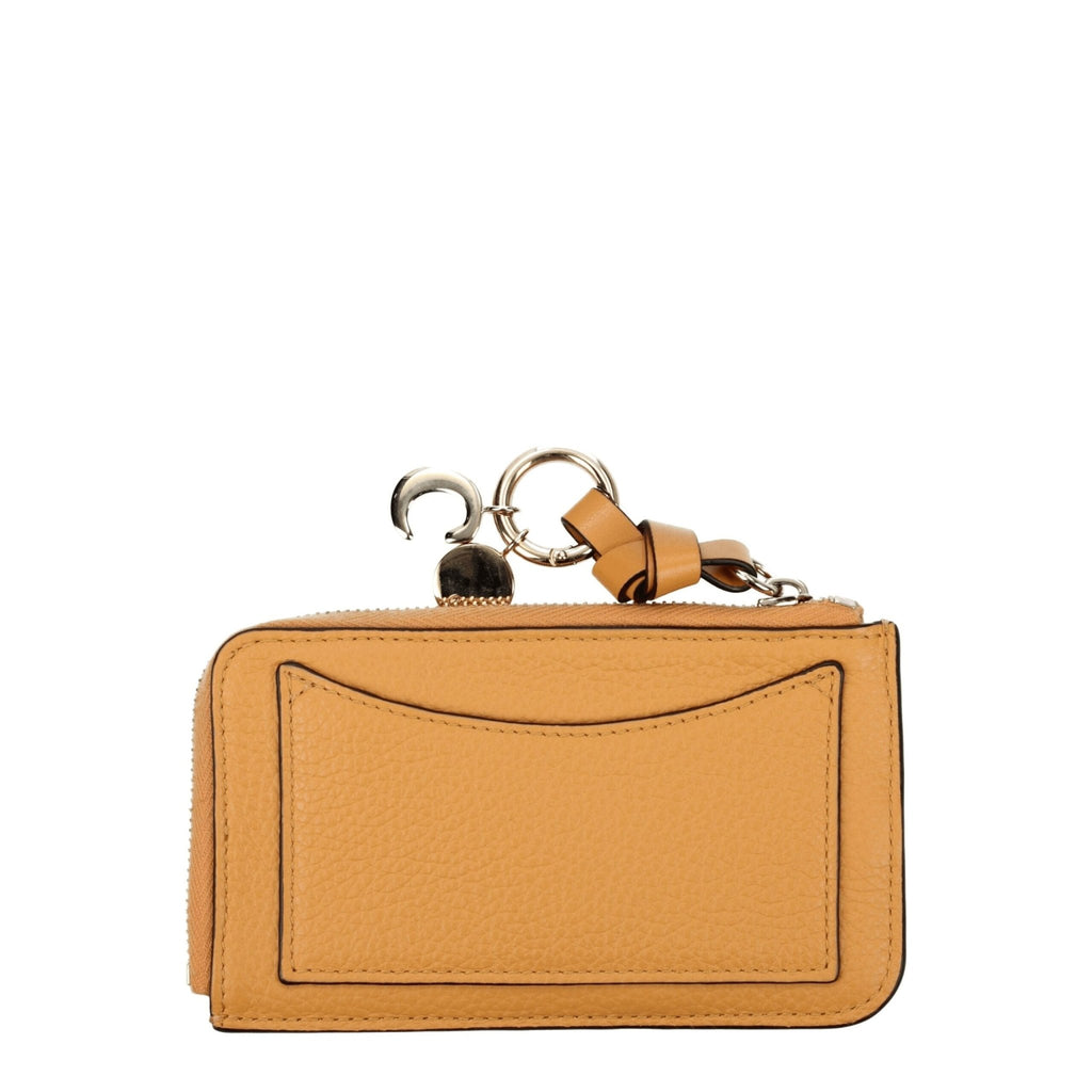 Chloé Orange Leather Wallet - Beyzy Store - Chloé